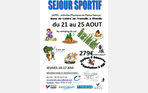 SEJOUR SPORTIF